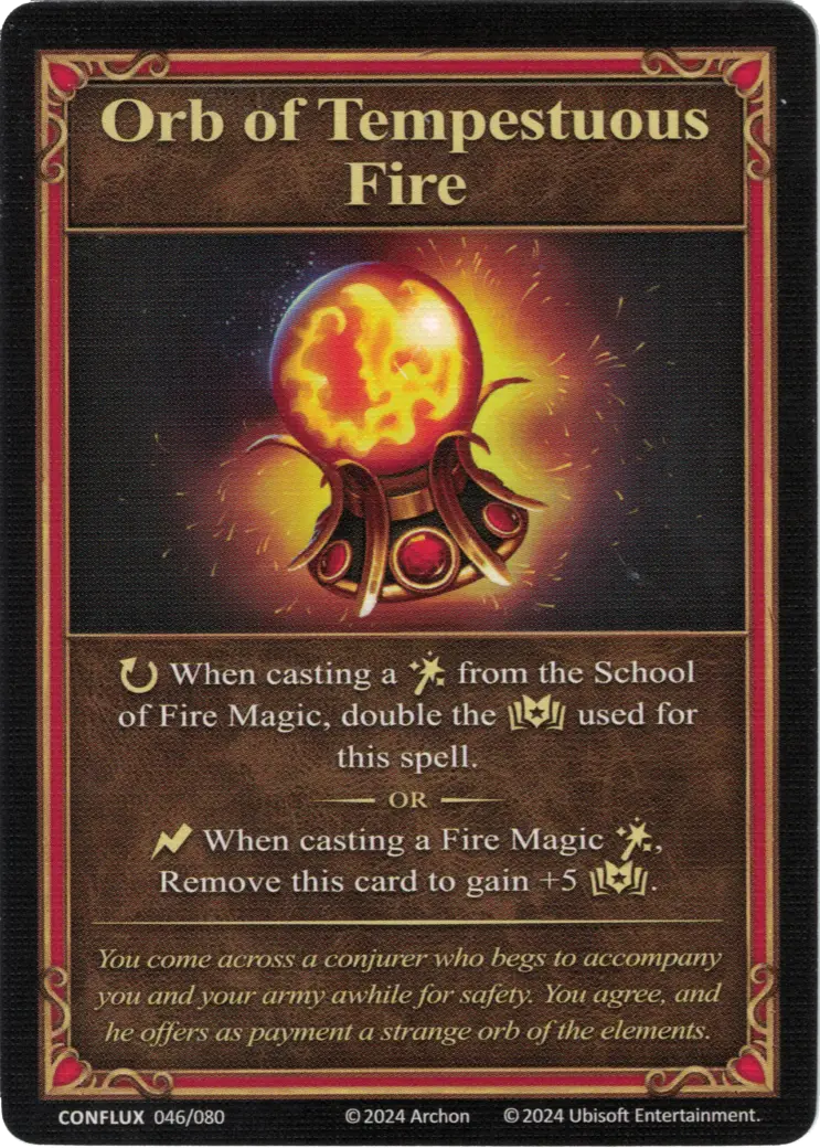 Orb of Tempestuous Fire