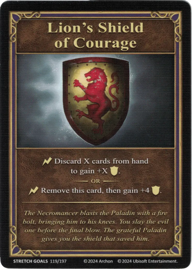 Lion's Shield of Courage