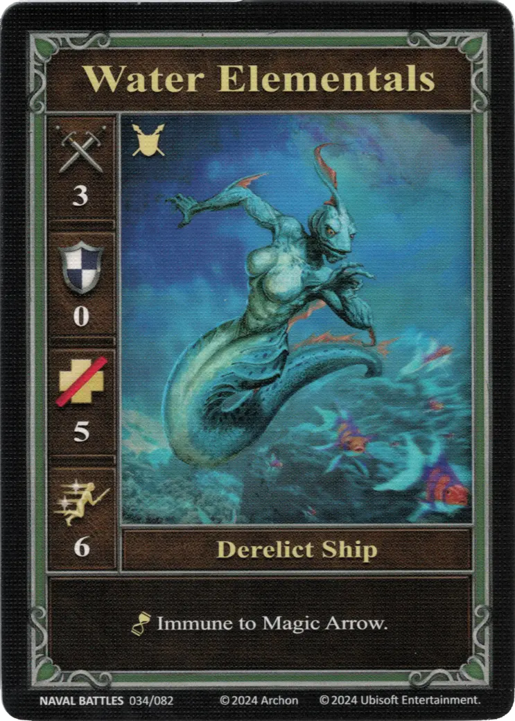 Derelict Ship Water Elementals