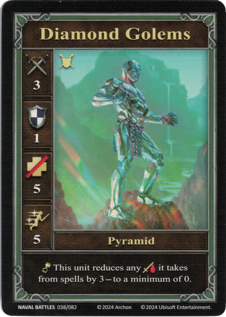 Pyramid Diamond Golems
