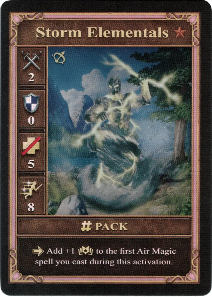 Pack of Storm Elementals
