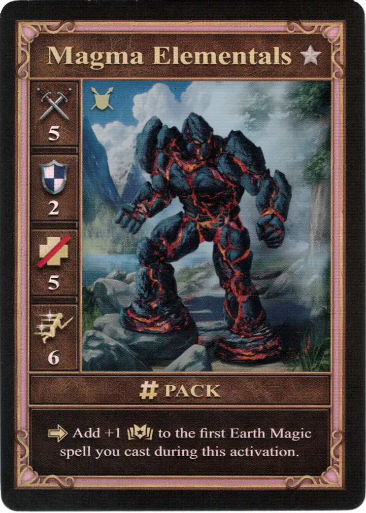 Pack of Magma Elementals