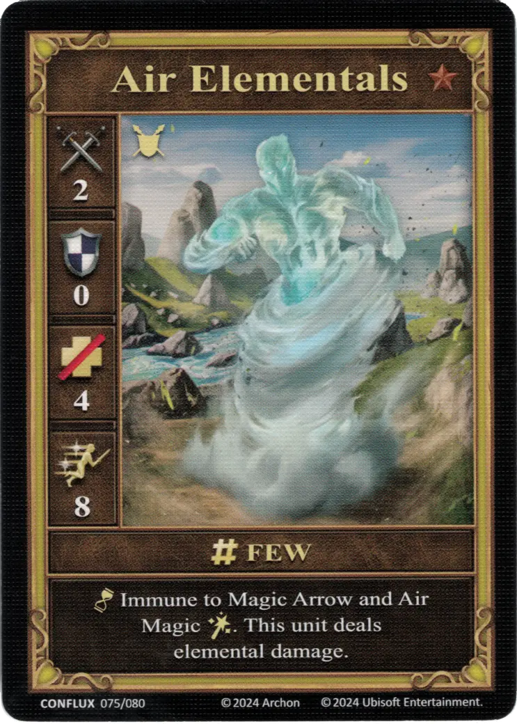 Few Air Elementals
