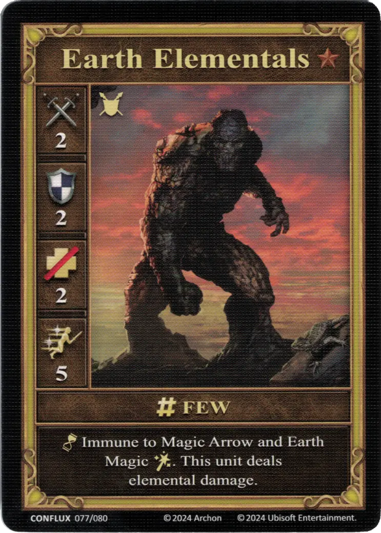 Few Earth Elementals