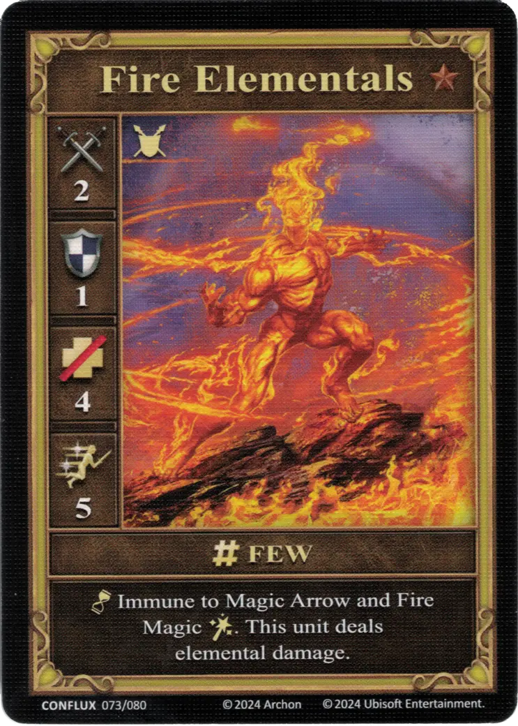 Few Fire Elementals