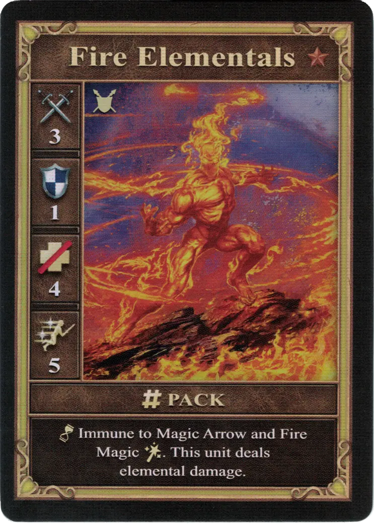 Pack of Fire Elementals