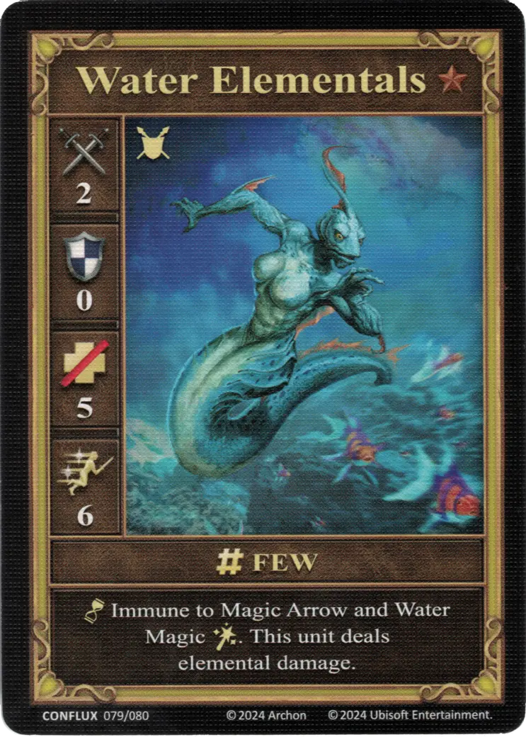 Few Water Elementals